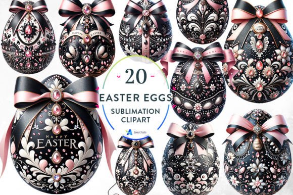 Download Luxury Easter Eggs Sublimation Clipart - Sublimation Collection