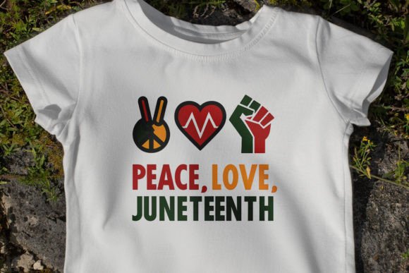 Download Peace Love Juneteenth Sublimation PNG - Sublimation Collection