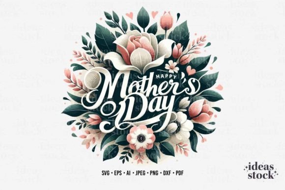 Download Happy Mothers Day PNG. Mom Day. Design. - Premium Bundle