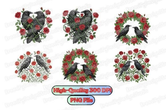 Download Raven Rose Gothic PNG Bundle, Anti Lover - Bundle Collection