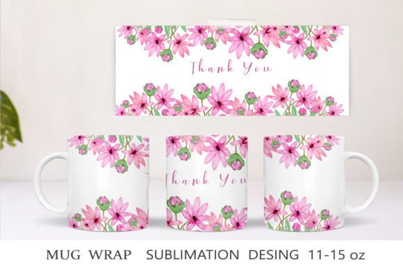 Download Wildflowers Mug Wraps Sublimation - Sublimation Collection