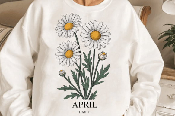 Download April Daisy Sublimation Design - Sublimation Collection