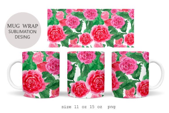Download Mug Wrap Sublimation 11oz 15oz.Mug Gift - Sublimation Collection