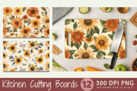 Download Boho Daisy Sunflowers Cutting Boards Sub - Boho daisy Collection