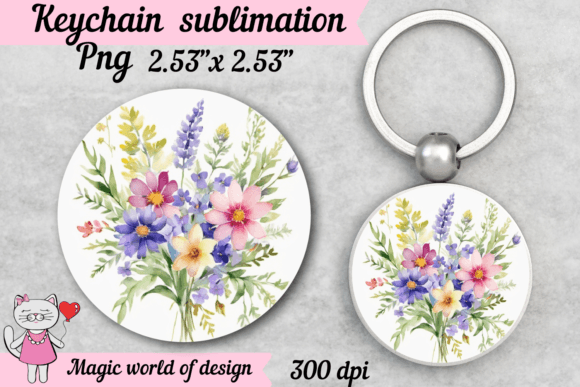 Download Wildflowers Sublimation Printing Round - Sublimation Collection