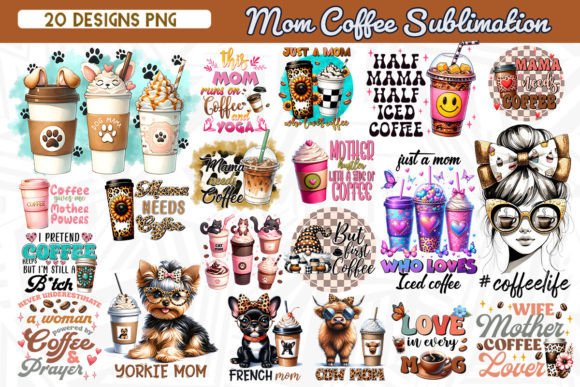 Download Mom Coffee Sublimation Bundle - Bundle Collection
