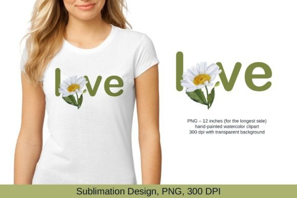 Download Watercolor Daisy Quote Sublimation - Sublimation Collection