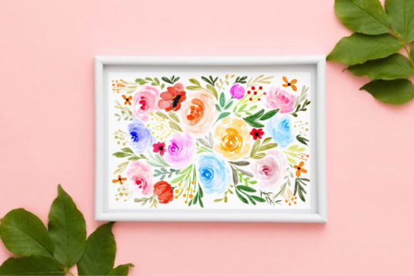 Download Watercolor Flower Bouquet Png - Watercolor flower bouquet png Collection
