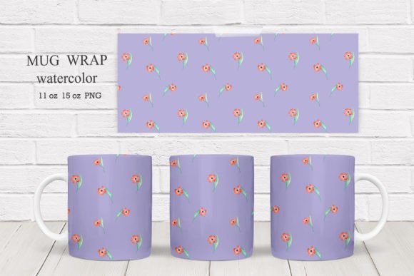 Download Wildflowers Mug Wraps Sublimation - Sublimation Collection