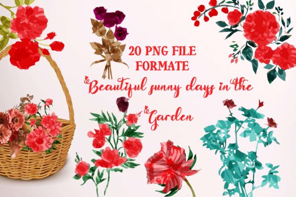 Download Spring-Summer Floral Watercolor Bundle - Bundle Collection