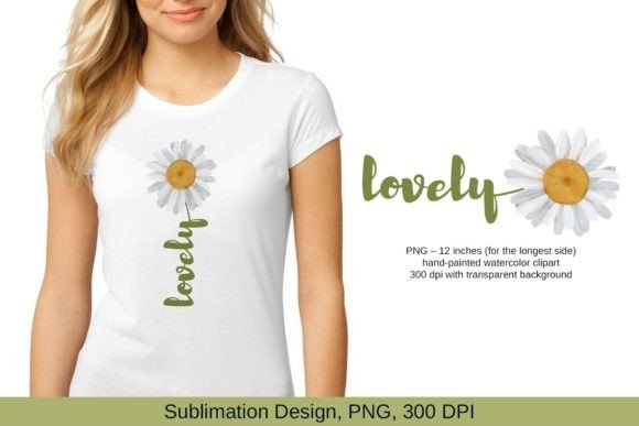 Download Watercolor Daisy Quote Sublimation - Sublimation Collection