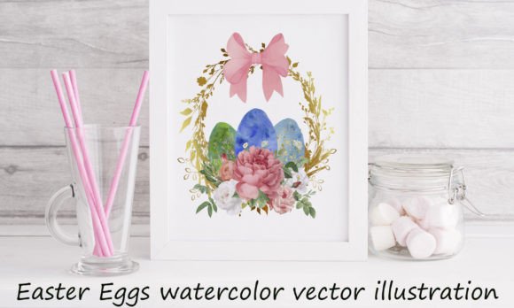 Download Watercolor Easter Eggs Sublimation EPS - Sublimation Collection