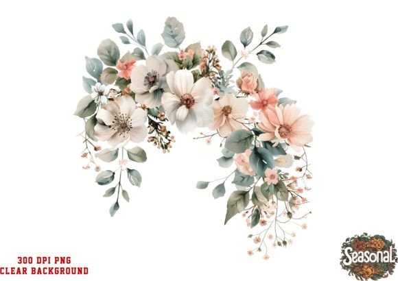 Download Watercolor Wedding Flower Bouquet PNG - Premium Bundle