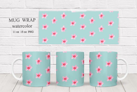 Download Wildflowers Mug Wraps Sublimation - Sublimation Collection