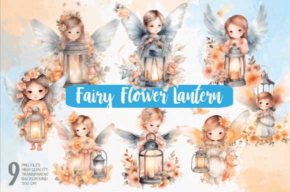 Download Angle Cute Sublimation Watercolor Bundle - Bundle Collection