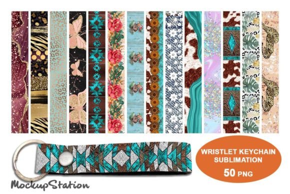 Download Wristlet Keychain Sublimation Designs - Sublimation Collection
